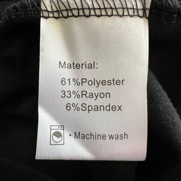 Grecerelle Black Long Sleeve Wrap V-neck Dress - Picture 6 of 12